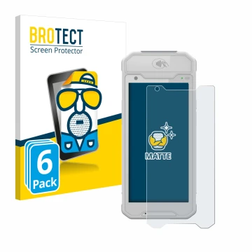 Front side of a product packaging with the brand logo BROTECT. Next to it is the device Dojo Pocket shown with the correspondi