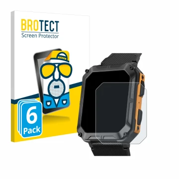 Front side of a product packaging with the brand logo BROTECT. Next to it is the device Stahlgear Thor shown with the correspo