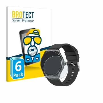 Front side of a product packaging with the brand logo BROTECT. Next to it is the device Knauermann Pro 3 2024 (round) shown wi