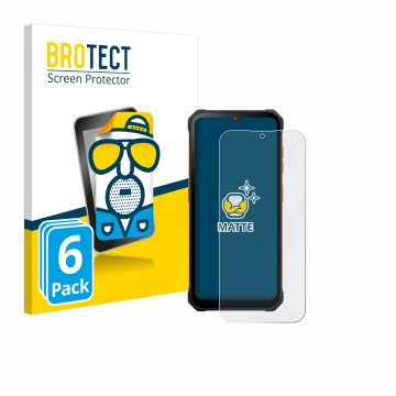 Front side of a product packaging with the brand logo BROTECT. Next to it is the device Hammer Iron Va shown with the correspo