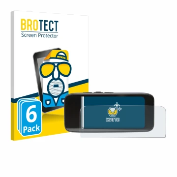 Front side of a product packaging with the brand logo BROTECT. Next to it is the device Peterson StroboClip HD shown with the 