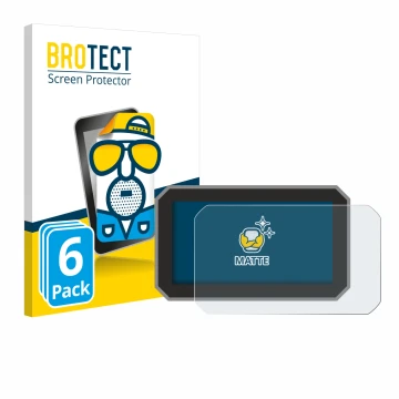 Front side of a product packaging with the brand logo BROTECT. Next to it is the device Honda Forza 2025 shown with the corres