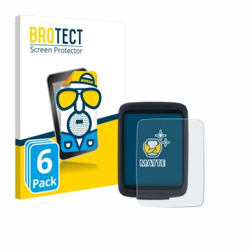 Front side of a product packaging with the brand logo BROTECT. Next to it is the device Sigma BC 10.0 WR shown with the corres