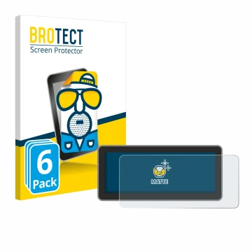 Front side of a product packaging with the brand logo BROTECT. Next to it is the device Vantrue Nexus 4 Pro shown with the cor