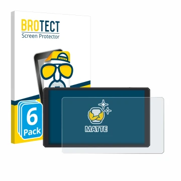 Front side of a product packaging with the brand logo BROTECT. Next to it is the device Feelworld CUT6 6