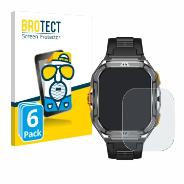 Front side of a product packaging with the brand logo BROTECT. Next to it is the device Stahlgear Thor 3.0 shown with the corr