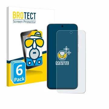 Front side of a product packaging with the brand logo BROTECT. Next to it is the device Vivo X300 shown with the corresponding