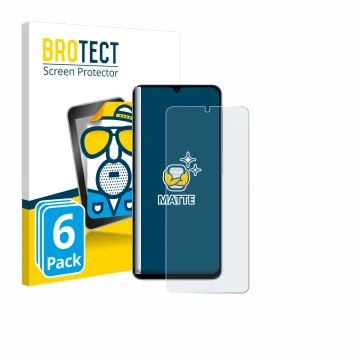 Front side of a product packaging with the brand logo BROTECT. Next to it is the device Samsung Galaxy A07 shown with the corr