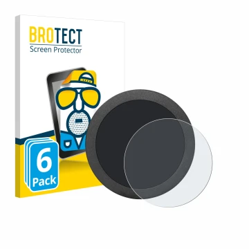 Front side of a product packaging with the brand logo BROTECT. Next to it is the device Elecrow Display 2.8