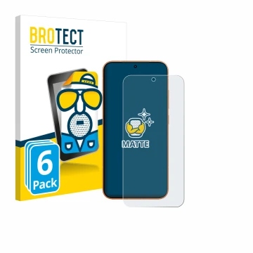 Front side of a product packaging with the brand logo BROTECT. Next to it is the device Honor Magic 8 Pro Lite shown with the 