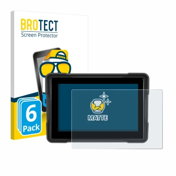 Front side of a product packaging with the brand logo BROTECT. Next to it is the device GOHHDL A4058-IP67 5