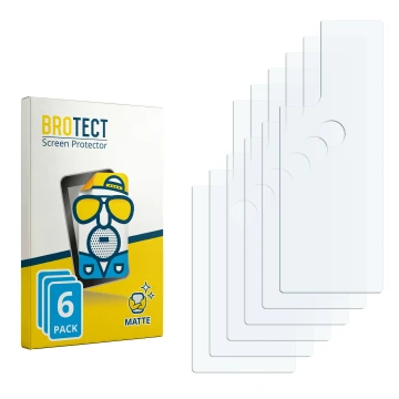 Front side of a product packaging with the brand logo BROTECT. Next to it is the corresponding screen protector.