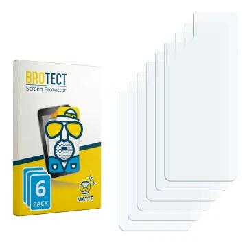 Front side of a product packaging with the brand logo BROTECT. Next to it is the corresponding screen protector.
