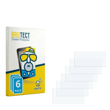 Front side of a product packaging with the brand logo BROTECT. Next to it is the corresponding screen protector.
