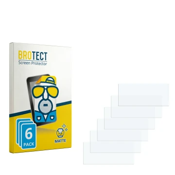 Front side of a product packaging with the brand logo BROTECT. Next to it is the corresponding screen protector.