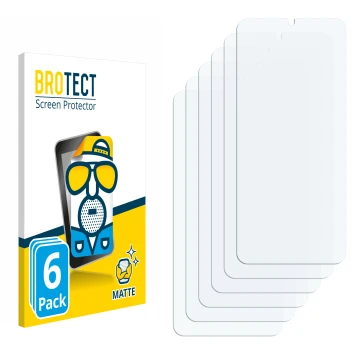 Front side of a product packaging with the brand logo BROTECT. Next to it is the corresponding screen protector.