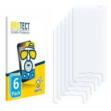 Front side of a product packaging with the brand logo BROTECT. Next to it is the corresponding screen protector.
