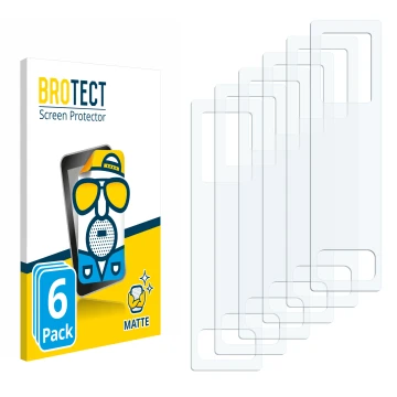 Front side of a product packaging with the brand logo BROTECT. Next to it is the corresponding screen protector.