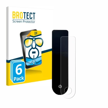 Front side of a product packaging with the brand logo BROTECT. Next to it is the device Xiaomi Mi 3 E-Scooter shown with the c