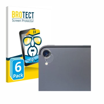 Front side of a product packaging with the brand logo BROTECT. Next to it is the device Apple iPad Pro 12.9