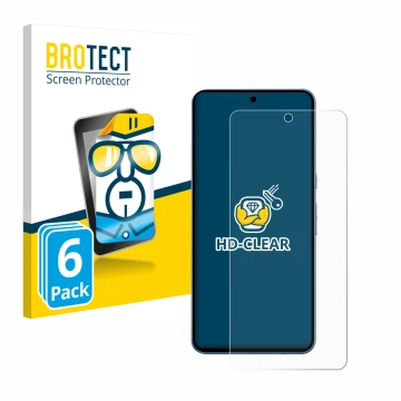 Front side of a product packaging with the brand logo BROTECT. Next to it is the device Google Pixel 8 Pro shown with the corr