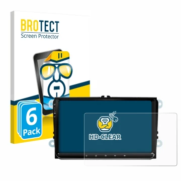Front side of a product packaging with the brand logo BROTECT. Next to it is the device Eonon 53 SE shown with the correspondi