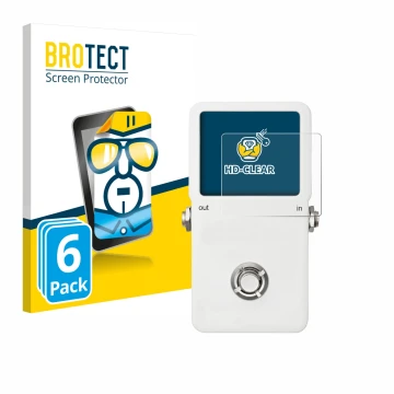 Front side of a product packaging with the brand logo BROTECT. Next to it is the device TC Electronic POLYTUNE shown with the 