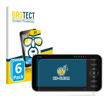 Front side of a product packaging with the brand logo BROTECT. Next to it is the device GHB SM50B Modell 2023 shown with the c