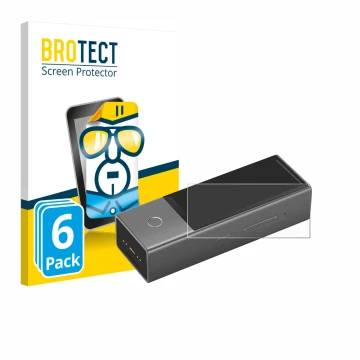 Front side of a product packaging with the brand logo BROTECT. Next to it is the device Timekettle X1 shown with the correspon