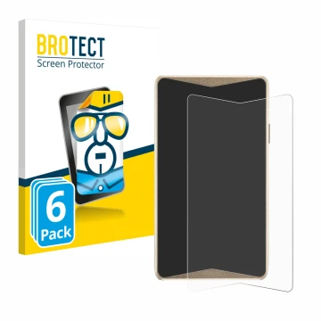 Front side of a product packaging with the brand logo BROTECT. Next to it is the device ELLIPAL Titan 2.0 Cold Wallet shown wi