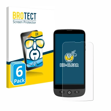 Front side of a product packaging with the brand logo BROTECT. Next to it is the device Swissvoice S510-C shown with the corre