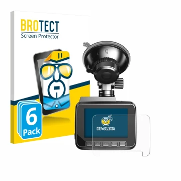Front side of a product packaging with the brand logo BROTECT. Next to it is the device Azdome IT-G63D shown with the correspo