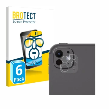 Front side of a product packaging with the brand logo BROTECT. Next to it is the device Apple iPad Pro 13