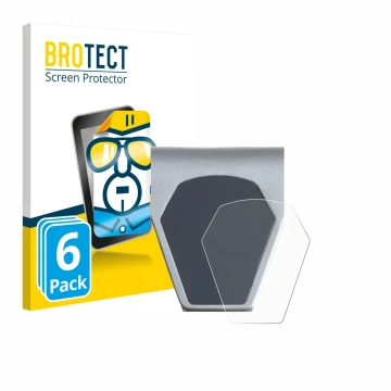 Front side of a product packaging with the brand logo BROTECT. Next to it is the device Epowerfun ePF-PULSE 960 shown with the