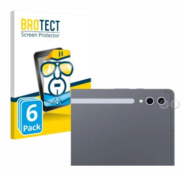 Front side of a product packaging with the brand logo BROTECT. Next to it is the device Samsung Galaxy Tab S10 Ultra 5G (ONLY 