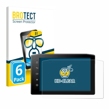 Front side of a product packaging with the brand logo BROTECT. Next to it is the device Ekiy MTC07 6.25