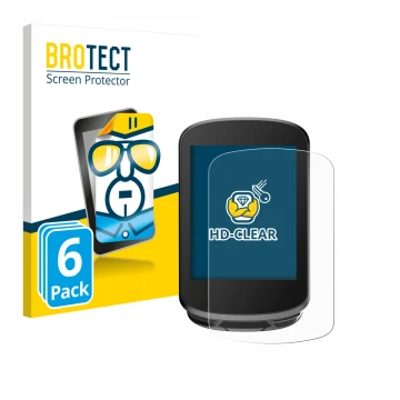 Front side of a product packaging with the brand logo BROTECT. Next to it is the device Magene C506 shown with the correspondi