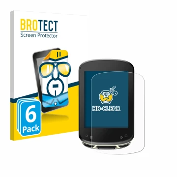 Front side of a product packaging with the brand logo BROTECT. Next to it is the device Magene C506 SE shown with the correspo