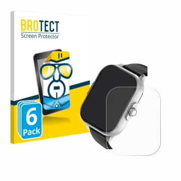 Front side of a product packaging with the brand logo BROTECT. Next to it is the device YYKY E02 2.01