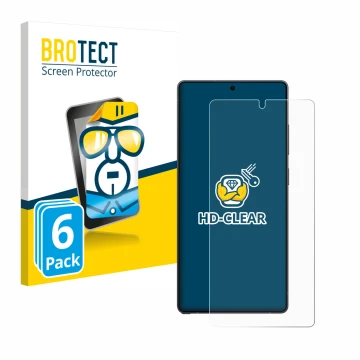 Front side of a product packaging with the brand logo BROTECT. Next to it is the device Samsung Galaxy S25 Ultra Enterprise Ed