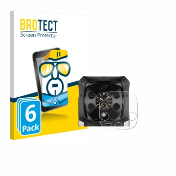 Front side of a product packaging with the brand logo BROTECT. Next to it is the device Ulefone Armor 28 Ultra Thermal (ONLY C
