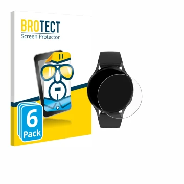 Front side of a product packaging with the brand logo BROTECT. Next to it is the device Levowatch EDGY shown with the correspo