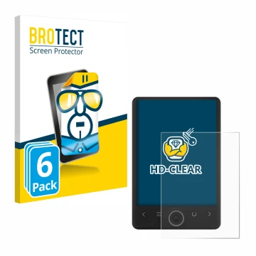 Front side of a product packaging with the brand logo BROTECT. Next to it is the device SPC Light 2 shown with the correspondi