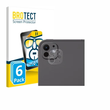 Front side of a product packaging with the brand logo BROTECT. Next to it is the device Apple iPad Pro 13