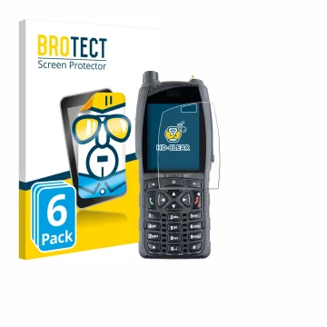 Front side of a product packaging with the brand logo BROTECT. Next to it is the device Sepura SC2020 shown with the correspon