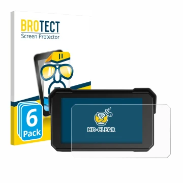 Front side of a product packaging with the brand logo BROTECT. Next to it is the device GOHHDL A4058-AM39DE-GOH 5