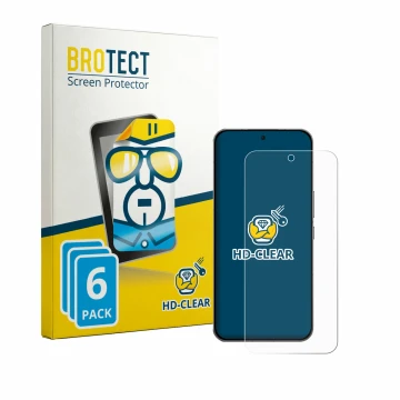 Front side of a product packaging with the brand logo BROTECT. Next to it is the device Oppo K15 Pro shown with the correspond
