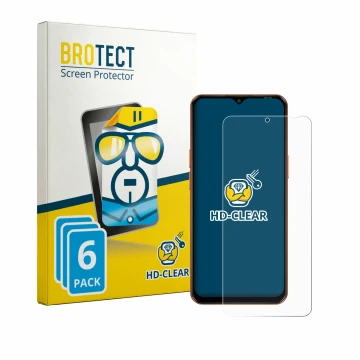 Front side of a product packaging with the brand logo BROTECT. Next to it is the device Oscal Flat 3C shown with the correspon