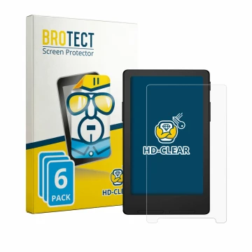 Front side of a product packaging with the brand logo BROTECT. Next to it is the device Xteink X4 Classic (X4 V2) shown with t