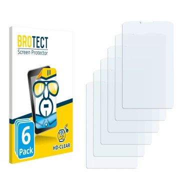 Front side of a product packaging with the brand logo BROTECT. Next to it is the corresponding screen protector.
